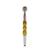 pipe New fashion design multi colour skeleton removable, replaceble and easy cleaning metal tobacco smoking tool