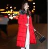 Parka manteau femmes blanc rouge noir grande taille haut ample automne hiver manches longues mode épais chaleur vêtements LR580 210531