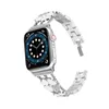 Wysokiej Jakości Luksusowy Alloy Love Heart Wrist Bransoletka Pasek Pasek do Apple Watch Series 6 5 4 3 2 1 SE
