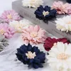 Flores Artificiais Seda Mini Peônia Cabeça Para Casamento Casa Decoração Handmade Flores Pano Chapéu Acessórios Craft Y0630