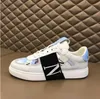 Designers VTN Sneaker Luxurys Designer Hommes Chaussures Mid-top Baskets En Cuir De Veau Avec Bandes Semelle En Caoutchouc Causal Pointure 38-44