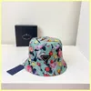 2021 Canvas Printing Bucket Hat Unisex Women Mens Hats Triangle Luxurys Designers Caps Mens Bonnet Beanie Designer P Cap Sunhat 21080501R