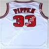 1992 1996-97 Vintage Heren # 23 45 Michael Shirts 33 Scottie Pijpen 91 Dennis Rodman Zach Lavijn Borduurwerk Gestikte Basketbal Jerseys