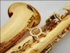 Marchio francese SAS802 di alta qualità Alto EB Saxophone Ottone Gold Lacca Sax Performance Musical Strument con accessori Case In1026019