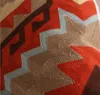 As almofadas bordadas cobrem as tampas do travesseiro de padrão de kilim bordados na capa do travesseiro decorativo para o sofá 45x45cm 210401