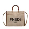 summer new straw large capacity hand letter wide shoulder strap Single Shoulder Messenger woven women's bag