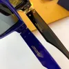 백만장자인 선글라스 96006 블루 블랙 프레임 패션 클래식 백만 안경 여성 트렌드 야생 휴가 디자이너 11 최고 Qual2682