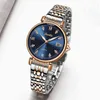 Relogio Feminino SUNKTA Women Watches Waterproof Blue Stainless Steel Brand Luxury Fashion Ladies Quartz Watch Montre Femme 210517