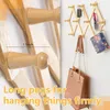 Hangers & Racks Natural 10 Hooks Wooden Expandable Accordion Peg Coat Rack Wall Storage Hanger Closet Hook For Hat Cap Belt Towels Scarve Pu