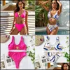 Bikinis Ensemble Équipement De Natation Sports De Plein Air Mossha Évider Blanc Maillots De Bain Femme Taille Haute Bikini 2021 Mujer Boucle En Métal Ceinture Nage