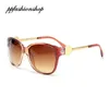 Kvinnor Resor Mode Solglasögon Metallram Gradient Solglasögon Designer Summer Eyewear 5 Colors Ppfashionshop