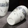 2020 Jingdezhen Ceramic Vases Rough Pottery Dry Old Flower Pot Decal Large Vase For Home Decoration Maison Accessories