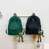 CGCBAG 2021 Fashion Nylon Waterproof Backpack Women Korean Style Simple School Bag For Teenager High Quality Backpack Female Y1105