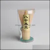 Pęknięcia Ceremonia herbaciarnia Bambus Bamboo Matcha Praktyczna kawa Zielona japońska herbata pędzel pędzel Dro6194221