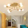 LED takljus modernt sovrum hem vardagsrum smidesjärn pendellamp E27