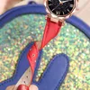 Armbandsur Mode Kvinnors Klockor 2021 Starry Sky Watch Kvinnor Lyx Rose Gold Quartz Armband Ladies Läder Clock Drop