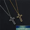 Rinhoo Stainless Steel Necklace For Women Men Simple Fashion Cross Chain Necklaces Luxury Small Cross Religious Jewelry Gift Factory price expert design Quality