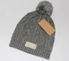 Luxury Beanies Hight kvalitet Män och ull Strikkad hatt Klassisk sportskalle Kepsar Kvinnor High-end Casual Gorros Bonnet 297