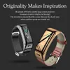 B6 Smart Bracelet headsets bluetooth earphones watches steel belt/Leather strap heart rate sport smartwatch with retail box