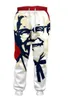 2022 New Fashion KFC Colonel 3D Print Hip Hop Sweatshirtpants à manches longues Vêtements à soupe de fermeture à capuche Casusal Casusal Suits OK082741912