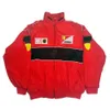 F1 Jacket Racing Autumn and Winter Full Bordered Logo Cotton Clothing, disponível para vendas à vista 776