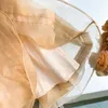 Meisjes Koreaanse stijl losse patchwork mesh prinses jurken zomer kinderen bretels feestjurk 210615