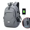 Ryggsäck män USB Design Anti-Thief Casual Oxford Bag Fashion Student School Male Laptop Travel