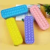 Party Favor Silikon Geldbörse Blasen Sime Dimmer Stationäre Tasche Blase Zappeln Bleistiftkoffer Stress Relief Squeeze Antistress Weiche Squishy Kinder Spielzeug Geschenke