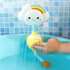 Badleksaker för barn baby vatten spel moln modell kran dusch spray för barn squirting sprinkler badrum 210712