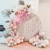 40x60 cm Artificial Silk Flower Wall Panel White Flowers Hydrangea Wedding Decoration Party Backdrop Decor
