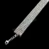 Luxe Classic Multisize Crystal Choker Ketting Bruiloft Bruid Bruidsmeisjes Sieraden Crystal Korte Slavine Ketting Dames Party