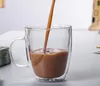 Tazze da caffè Doppia tazza di vetro Tazza Trasparenza Famiglia all'ingrosso Prezzo di fabbrica design esperto Qualità Ultimo stile Stato originale