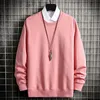 roze ronde hals sweatshirt