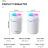 Przenośny nawilżacz 300ml Ultradźwiękowy nawilżacze powietrza Essential aromat Oil Dyfuzor Mini USB Cool Mist Maker Purifier do domu do domu 210724
