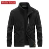 Sweater Jackets Man Large Size Clothing MEN FASHION Menswear Hoodless Men's Spring Jaket Clothes Military Uniform 211217