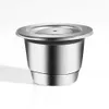 Reusable Coffee Capsule For Nespresso Reutilisable Inox Refillable Crema Espress Stainless Steel Espresso 211008