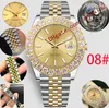 enorme Stereoscopische diamanten herenhorloge cijfers Mechanica automatisch 43 mm Hoge kwaliteit roestvrij staal zwemmen waterdichte sport Sty263W