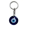 3 styl moda zła niebieski oko szkło brelok pierścienie dla kobiet mężczyźni samochodowe akcesoria szczęście szczęście szczęście urok ochrona amulet diy klucze łańcuchy pierścień prezent przyjaźni