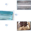 2000pcs / mycket 4 storlek återlåsbar aluminiumfolie klar ritning Retail dragkedja låspaket väska mylar pack väska för mat godis nötter