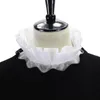 Bow Ties Linbaiway Korean Stand Fake Collar Women Autumn Sweater False Half Shirt Tops Detachable Collars White Nep Kraagie