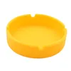 Cirkulär Creative Silicone Ashtray Vattentät Fall Beständig Hem Gift Office Vehicle Ash Tray