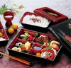 Bento Lunchbox Office Food Container Portable Rice Sushi Catering Student Plastlåda för matbehållare Bento Box 2029 V2
