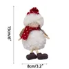 Dekoracje świąteczne Rok 2022 Księżniczka Dziewczyna Prezent Cute Pluszowe Angel Doll Dekoracji Santa Elk Snowman Ornament Zabawki Xmas Drzewo Wisiorek