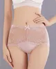 Bacteriostatic lace sexy waist transparent underwear hollow-out breathable comfortable cotton file lift buttock briefs female