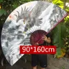 Chinese Large Wall Mount Fan Oversize Decorative Folding Paper Home Office Living Room Hanging Fans Household Other Decor