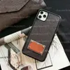 Custodie Full Cover per iPhone 12 pro 11pro 12pro Mini max XS XR Xsmax 7 8 Plus Custodia per telefono Top Quality antiurto Fashion Leather Print Designer Cellphone Coque