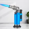 New Metal Windproof Turbo Torch Lighters Spray Gun Household Igniter Jet Outdoor Powerful BBQ Welding Gas Butane Lighters Wholesale Gadgets For Men