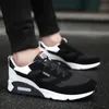 أسود شبكة الأزياء والأحذية العادية المشي G02 الرجال الساخن بيع طالب تنفس الشباب بارد عارضة أحذية رياضية الحجم 39 - 44