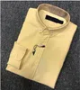 2021 Nouvelles ventes célèbres hommes Chemises Top petit cheval qualité Broderie chemisier Chemises à manches longues Couleur unie Slim Fit Casual Vêtements d'affaires Chemise à manches longues