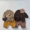 Maglione a collo alto lavorato a maglia per bambini primaverili Maglione a maniche lunghe per bambini Vestiti per bambini Maglioni per maglioni per neonate 211104